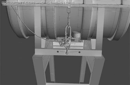 liferaft 3D Model .c4d .max .obj .3ds .fbx .stl .blend 