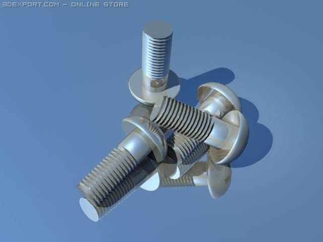 bolts Modèle 3D .c4d .max .obj .3ds .fbx .stl .blend 