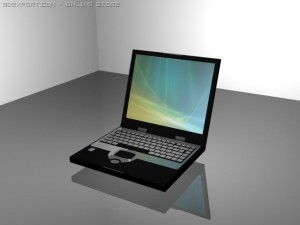 notebook 3D Model