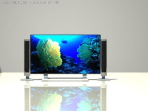 lcd tv Model 3D