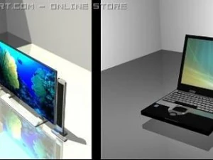 テレビノート 3Dモデル