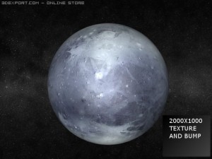 pluto 3D मॉडल