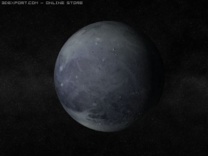pluto 3D 모델