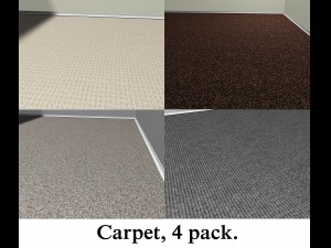 carpet pack 4 textures seamless-tileable CG Textures