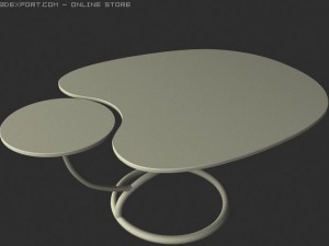 glass table Model 3D