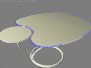 glass table 3D Model