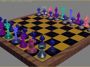 chess Modello 3D
