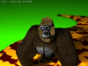 горила 3D Модель