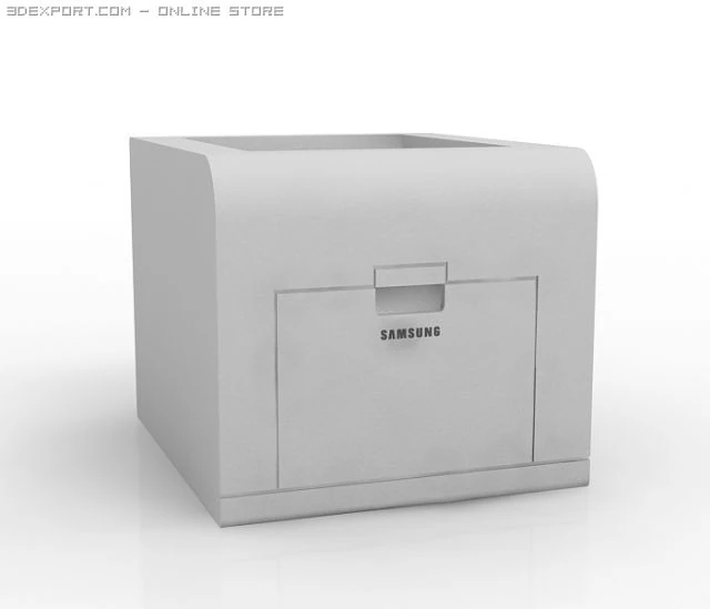 samsung printer ml4551nd01 3D Model .c4d .max .obj .3ds .fbx .stl .blend 