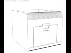 samsung printer ml4551nd01 3D Модель