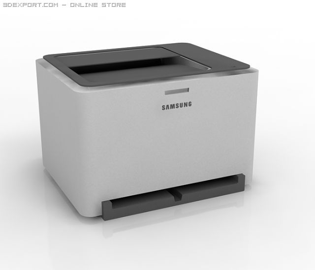 samsung clp 311 3D Model .c4d .max .obj .3ds .fbx .stl .blend 