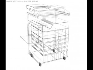 lexmark photocopier 3D Model