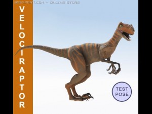 velociraptor Model 3D