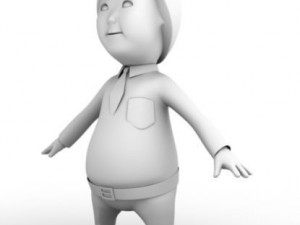 male character 001 3D Model