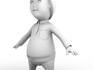 male character 001 3D Model
