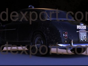 police car wolseley six ninety  series ii Modèle 3D