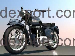 triumph 6t thunderbird 1955 Modello 3D