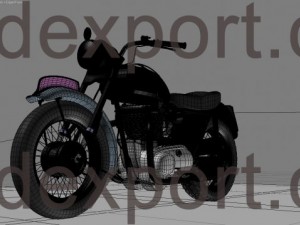 triumph 6t thunderbird 1955 Modello 3D