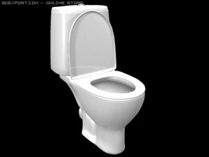 mangkuk toilet Model 3D