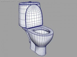 toilet bowl 3D Model