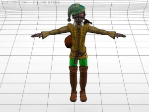 エルフ 3Dモデル