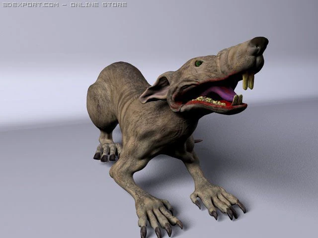 rat 3D Model .c4d .max .obj .3ds .fbx .stl .blend