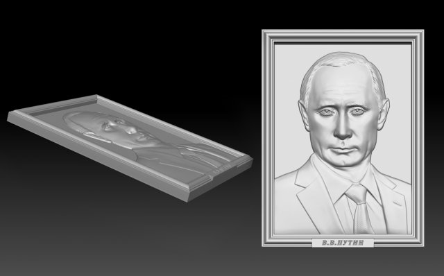 3d model putin Modèle 3D .c4d .max .obj .3ds .fbx .stl .blend 