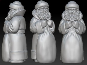 ded moroz russian santa claus Modèle 3D