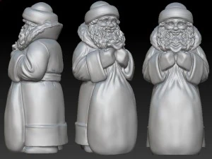 ded moroz rosyjski święty mikołaj Model 3D