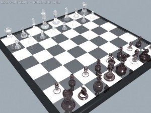 chess set 3D मॉडल