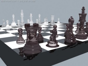 chess set 3D मॉडल