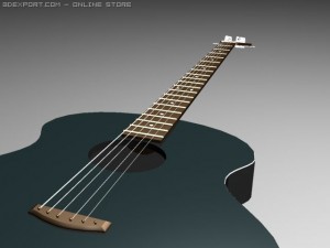 guitar Modelo 3D