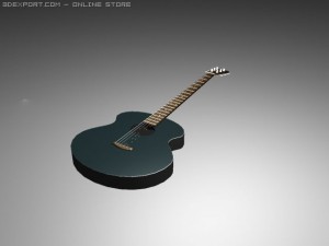 guitar Modelo 3D