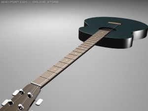 guitar Modelo 3D