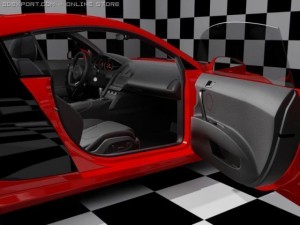 audi r8 v10 Model 3D