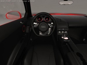 audi r8 v10 Model 3D