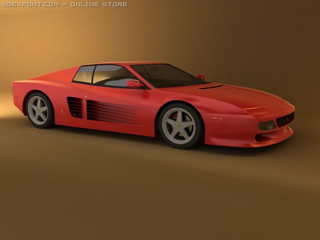 ferrari 512tr 3D-Modell .c4d .max .obj .3ds .fbx .stl .blend 