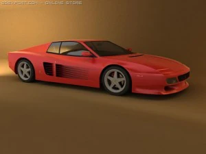 ferrari 512tr 3D Model