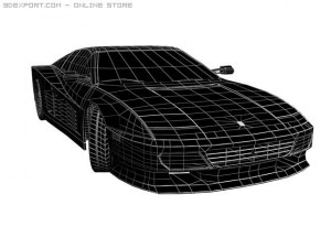 ferrari 512tr 3D-Modell