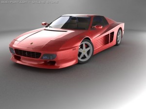 ferrari 512tr 3D-Modell
