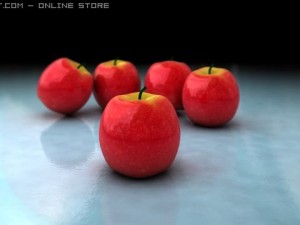 apples 3D 模型