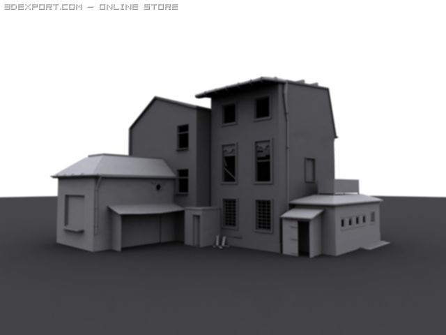 house 3D Model .c4d .max .obj .3ds .fbx .stl .blend