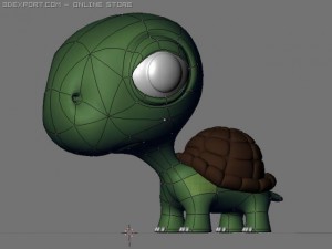 cute turtle 3D Model