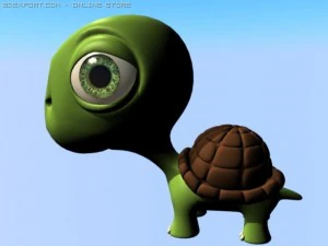 cute turtle 3D Model