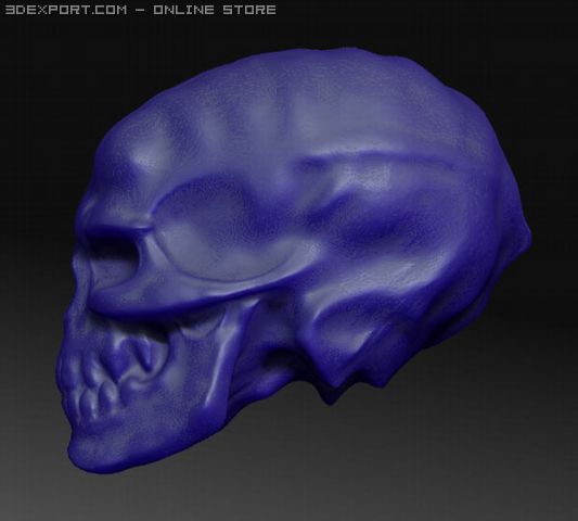 skullmonster Modello 3D .c4d .max .obj .3ds .fbx .stl .blend 