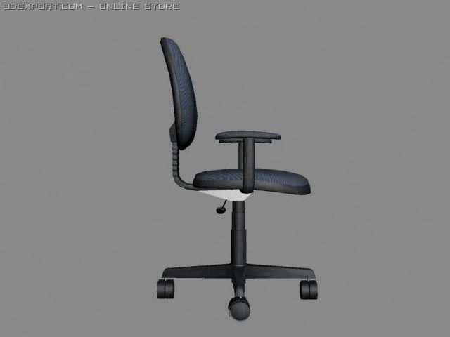офисный стул 3D Модель .c4d .max .obj .3ds .fbx .stl .blend