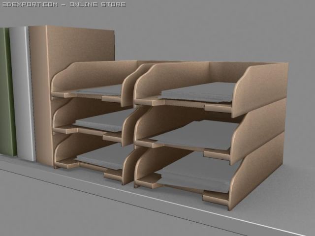 office cubicle pack 3D मॉडल .c4d .max .obj .3ds .fbx .stl .blend