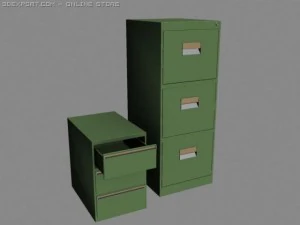 пакет офисной кабины 3D Модель