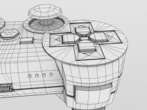 ps3 controller 3D 모델