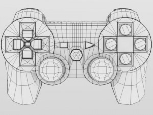ps3 controller 3D 모델